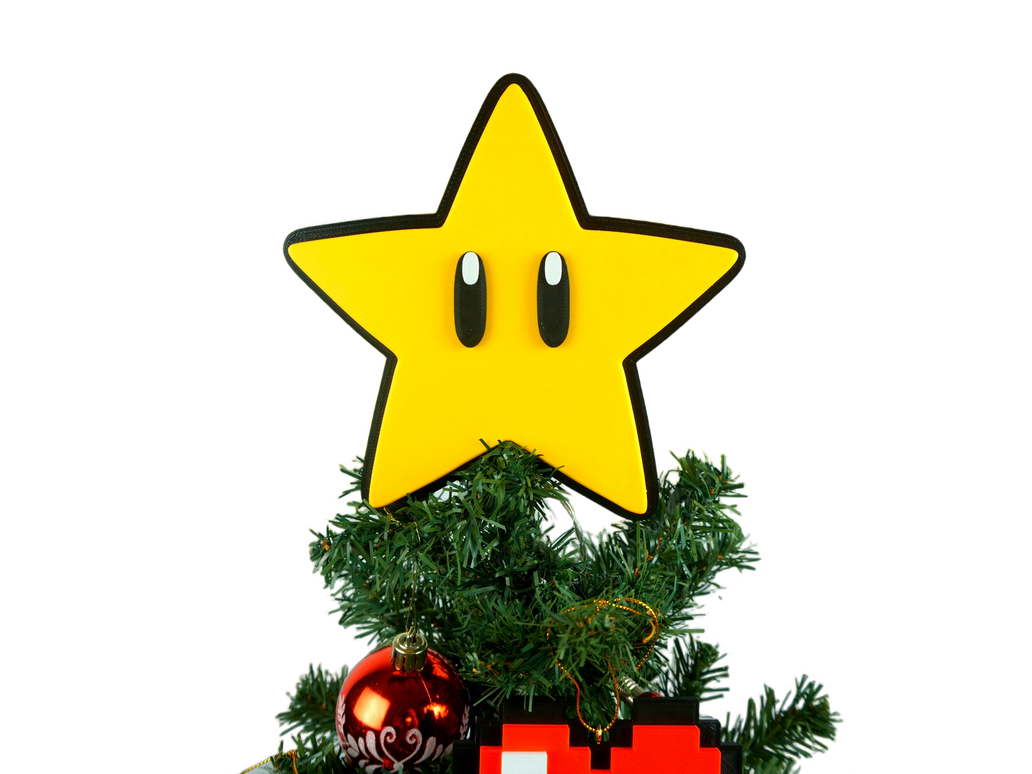 Super Retro Star Tree Topper | Christmas Tree Topper | Christmas Decoration | Power Star Tree Topper