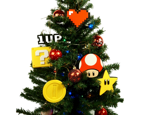 Super Retro Tree Decorations | Christmas Tree Ornaments | Christmas Decoration |