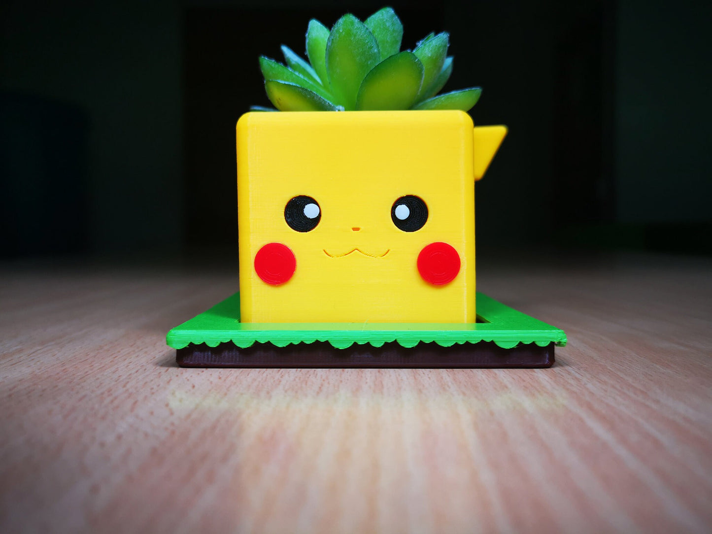 Pikachu Planter | Flower Pot | Pokemon Planter | Office Decor | Home Decor