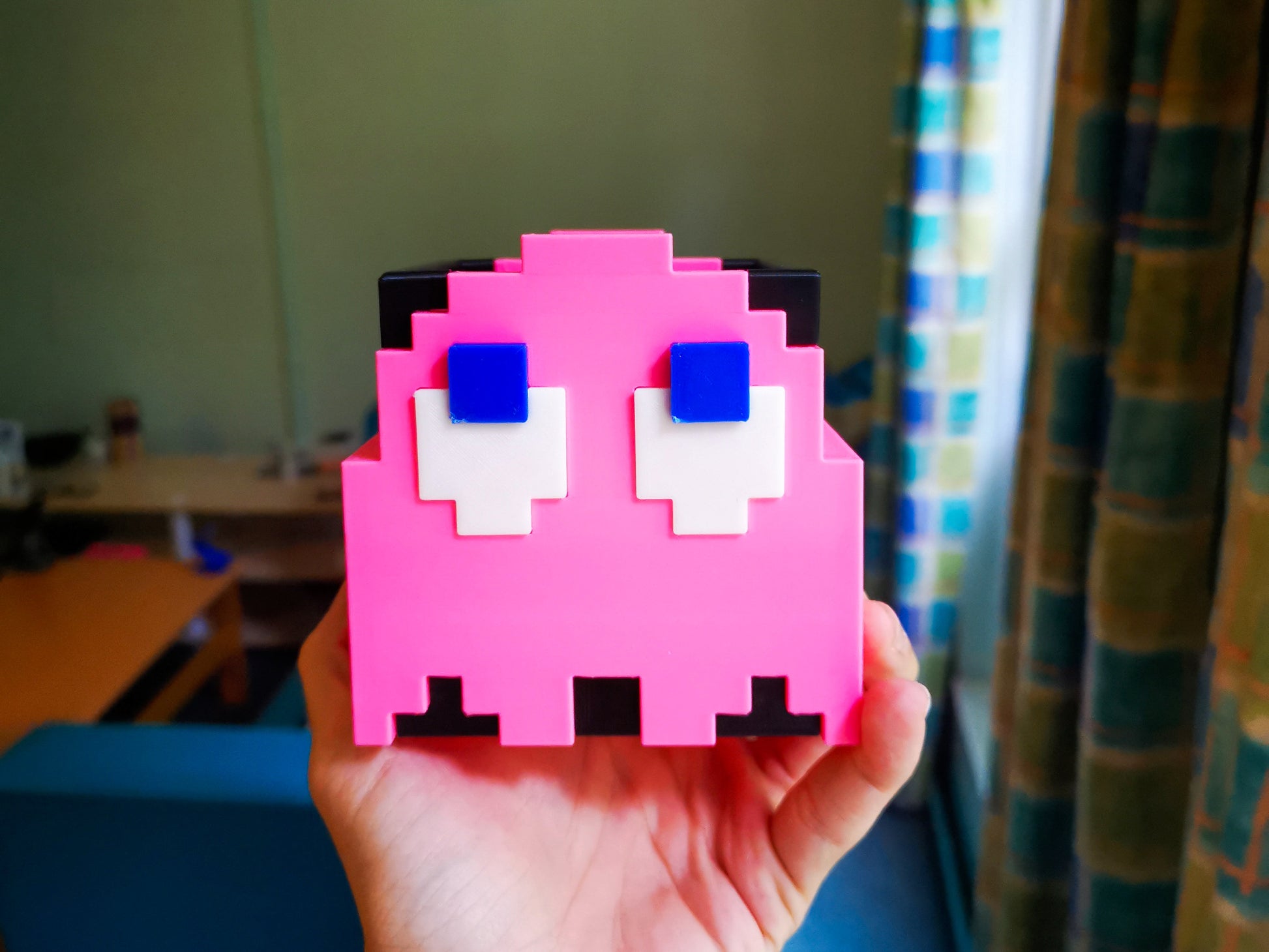 Pac-Man Ghost Pinky | Flower Pot | Arcade Planter | Office Decor | Home Decor