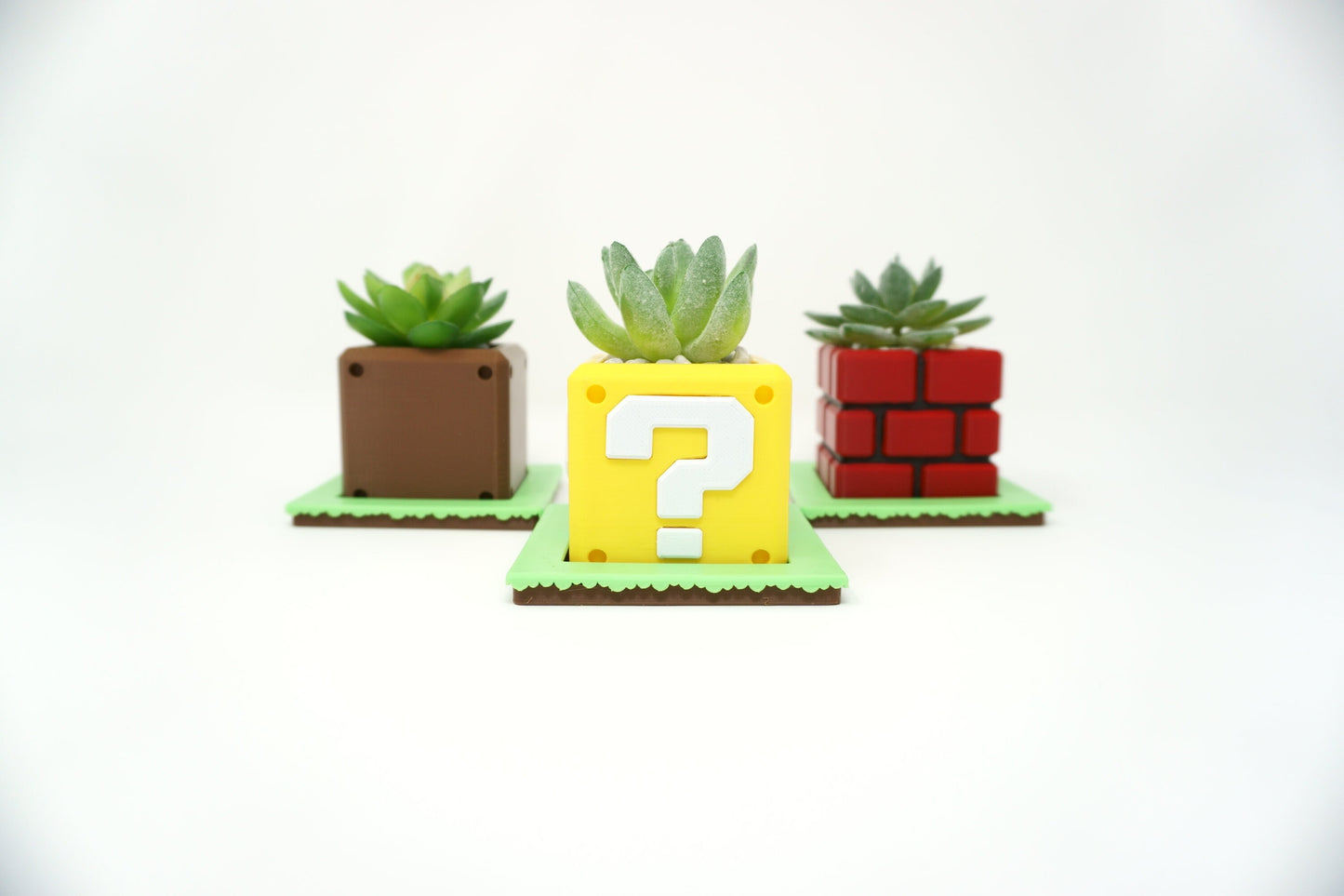 Super Mario Bros Planters Flower Pots | Super Mario Planter | Office Decor | Home Decor